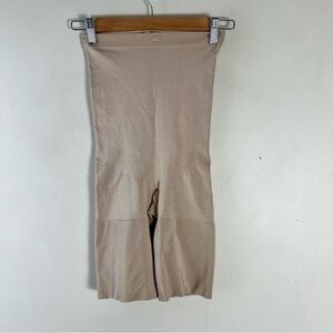 Spanx Shapewear Short High Waisted Beige Size Large Slimming